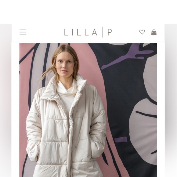 NWT! Lilla P Puffer Car Coat in beautiful Champagne - Picture 5 of 9